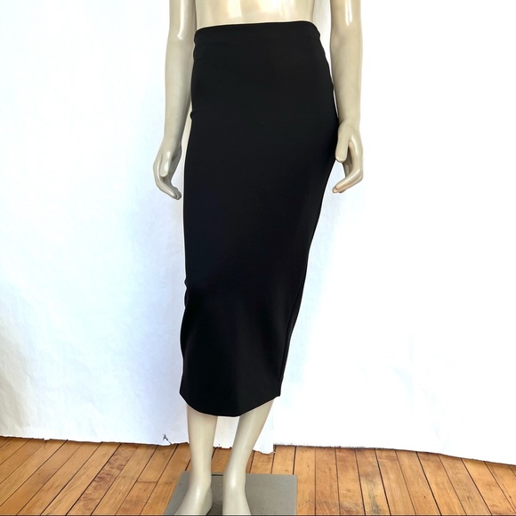 H&M BLACK PENCIL SKIRT - Picture 5 of 10